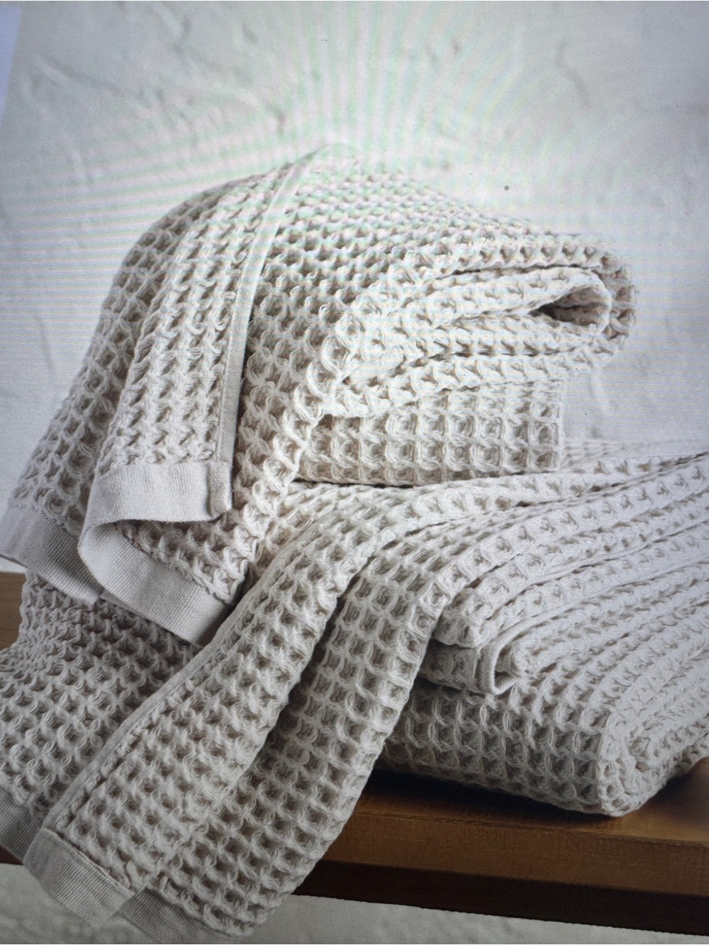 Work Market Waffle Weave Bath Towels